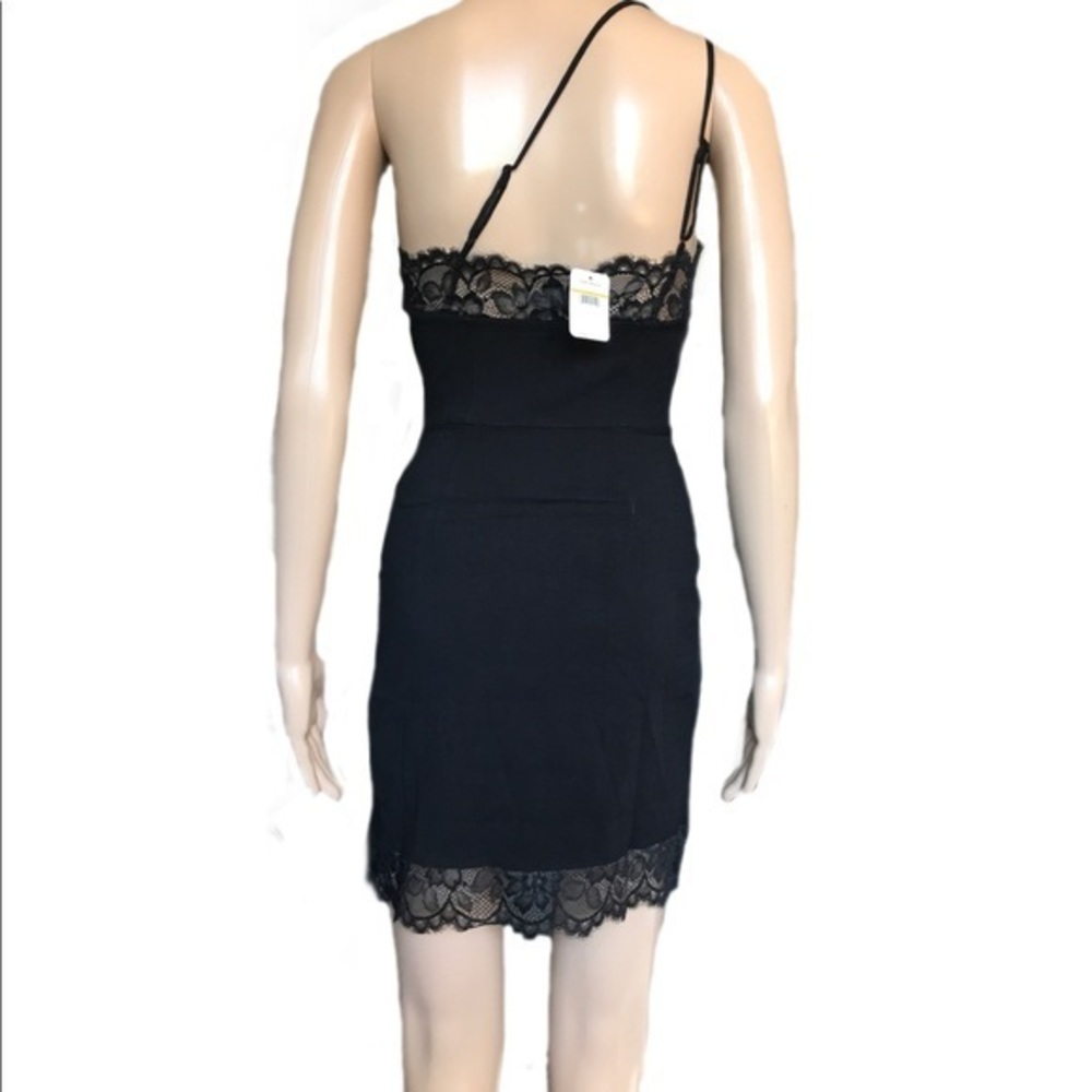 Free People Black Bodycon dress crepe NWT - Picture 3 of 8